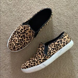Cole Haan Cheetah print Calf Hair slip on sneakers